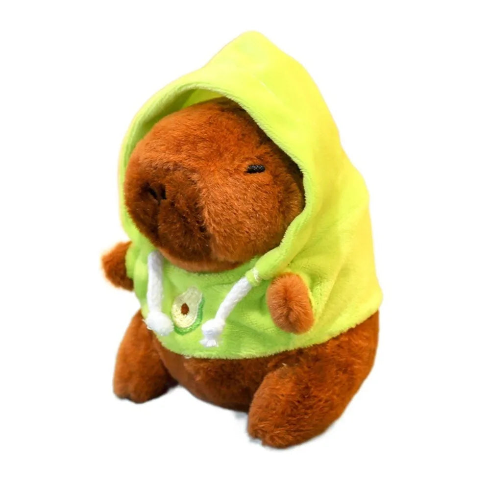 Cute Capybara Plush Toy Hoodie with Wings Simulation Doll Small Size Stuffed Animals Anime Fluffty Toy Birthday Party